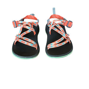 Chaco Z1 EcoTread Kids Sandal Waterproof Sports Orange Blue Straps SZ 3